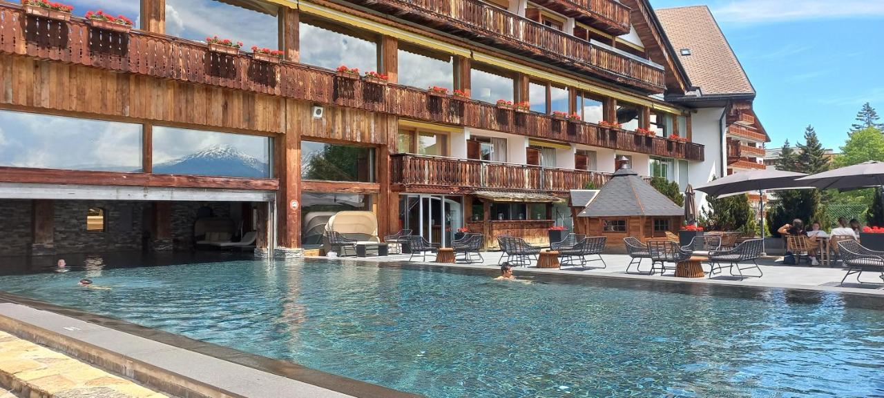 Apartment 24 Hotel Etrier Pool & Spa Кран-Монтана Екстер'єр фото